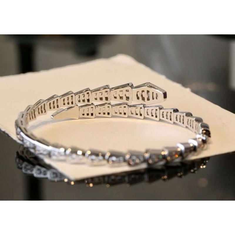 Bvlgari Snake Full Diamond Bracelet JWL00203