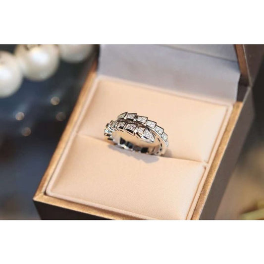 Bvlgari Snake Full Diamond Ring JWL00206