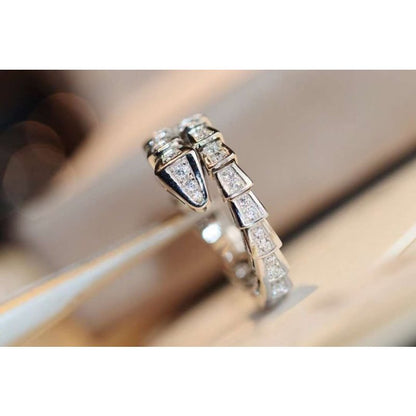 Bvlgari Snake Full Diamond Ring JWL00206