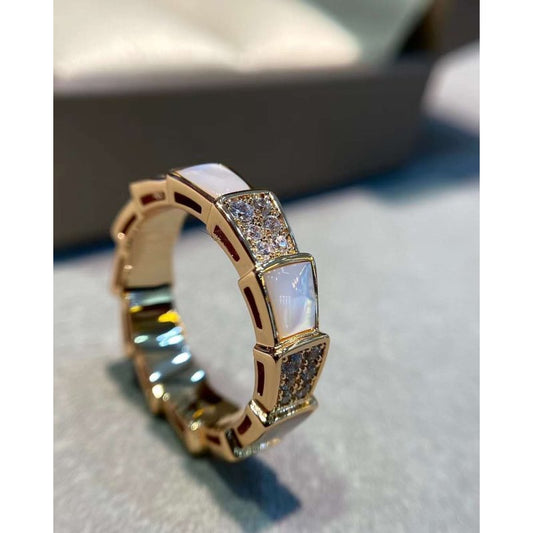 Bvlgari Snake Full Diamond Ring JWL00210