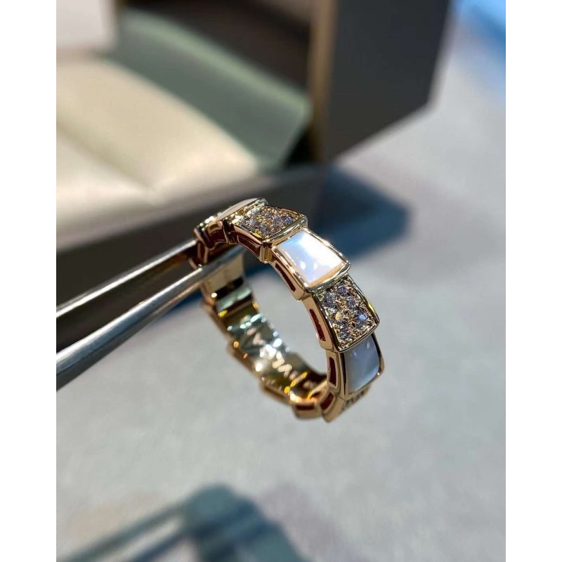 Bvlgari Snake Full Diamond Ring JWL00210