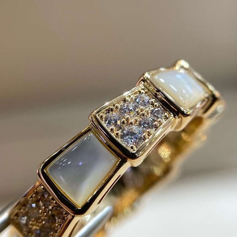 Bvlgari Snake Full Diamond Ring JWL00210