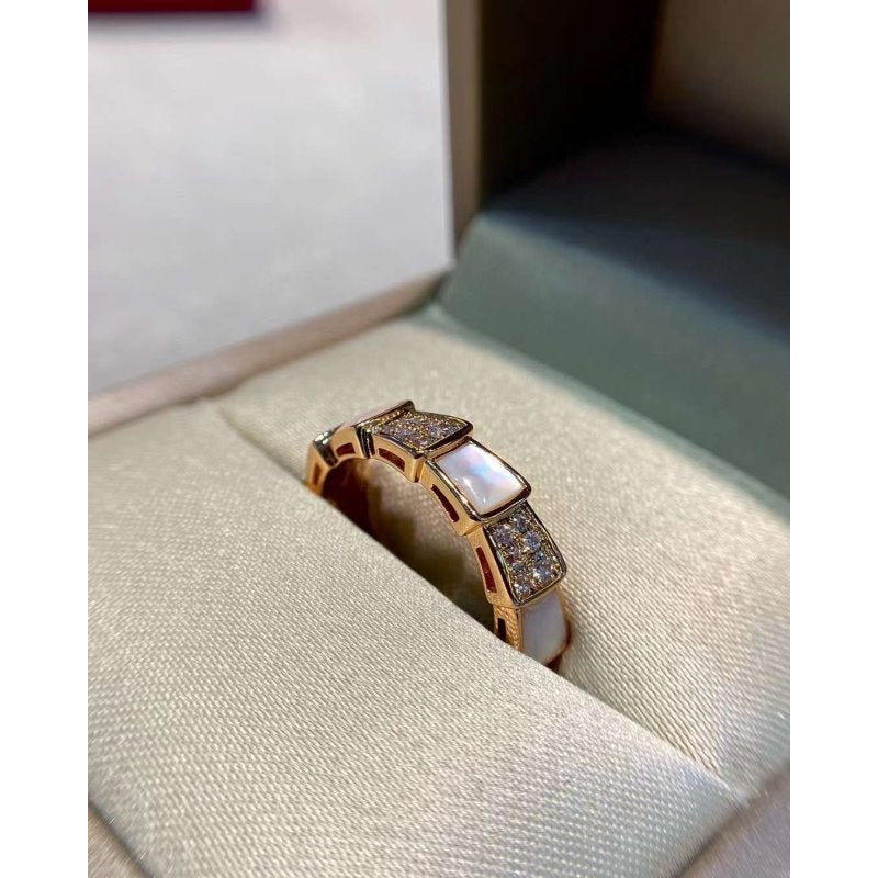 Bvlgari Snake Full Diamond Ring JWL00210