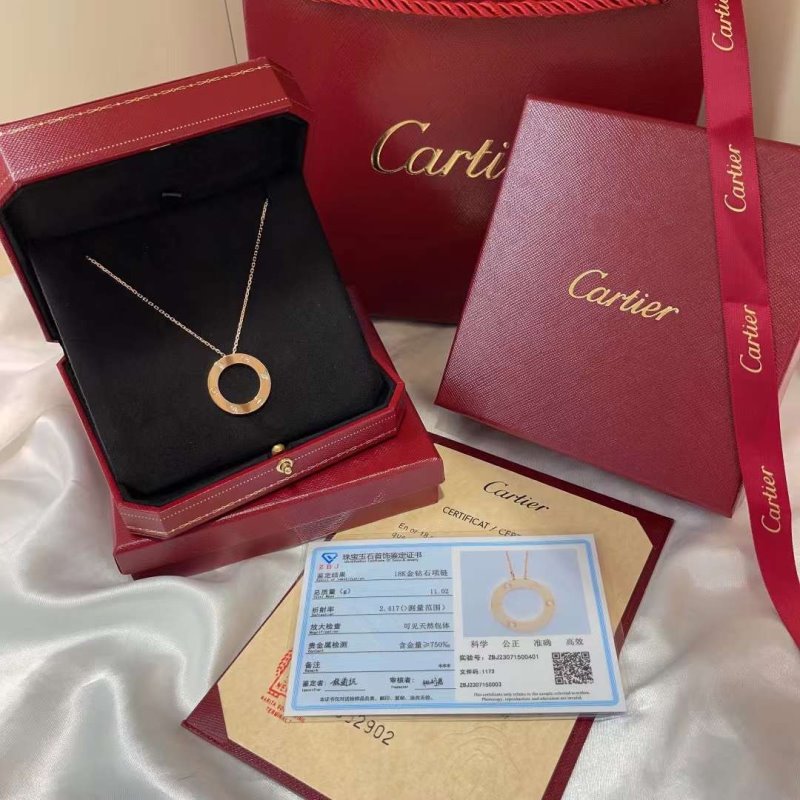 Cartier Cake Three Necklace JWL01195