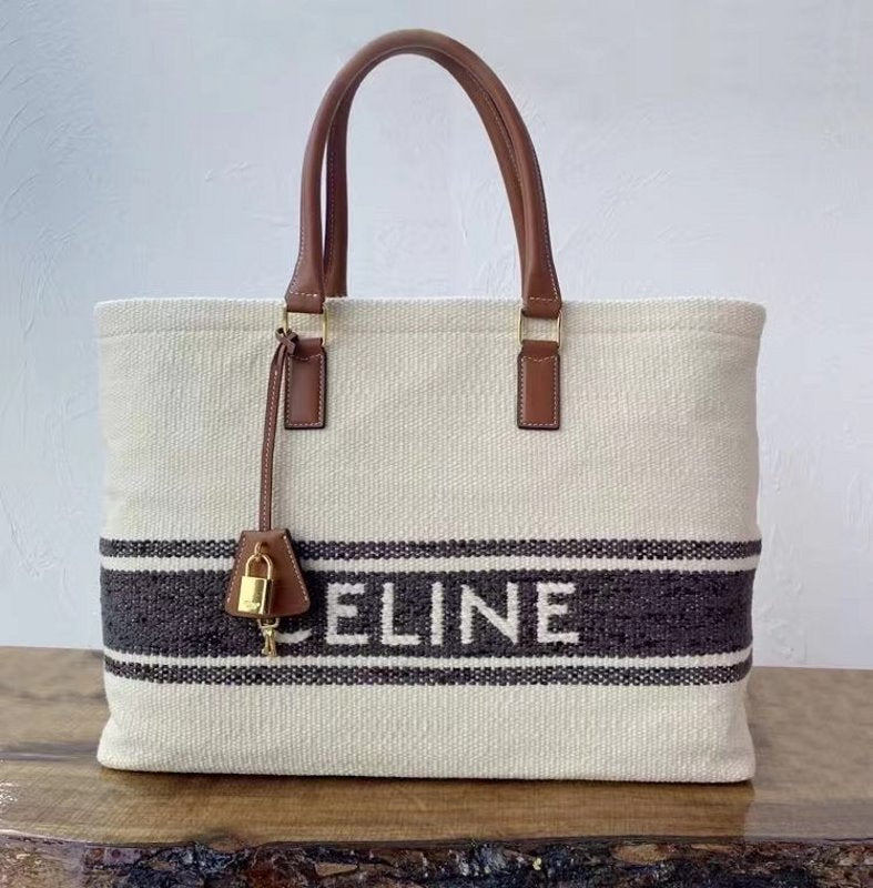 Celine Beige Cabas Tote Bag BCLN0257