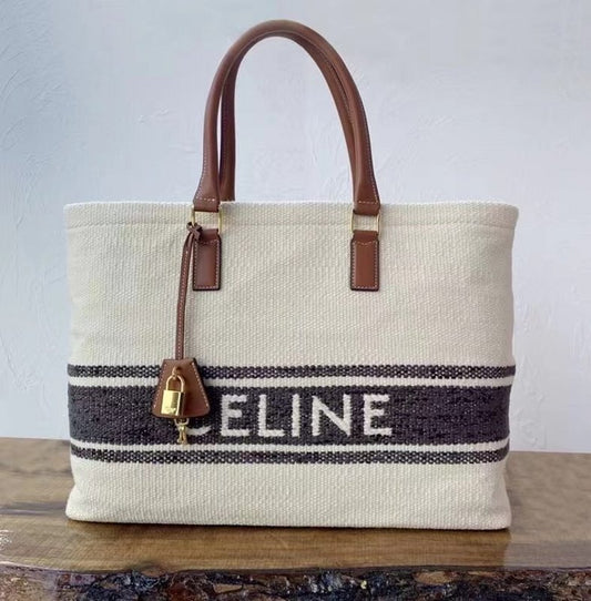 Celine Beige Cabas Tote Bag BCLN0257