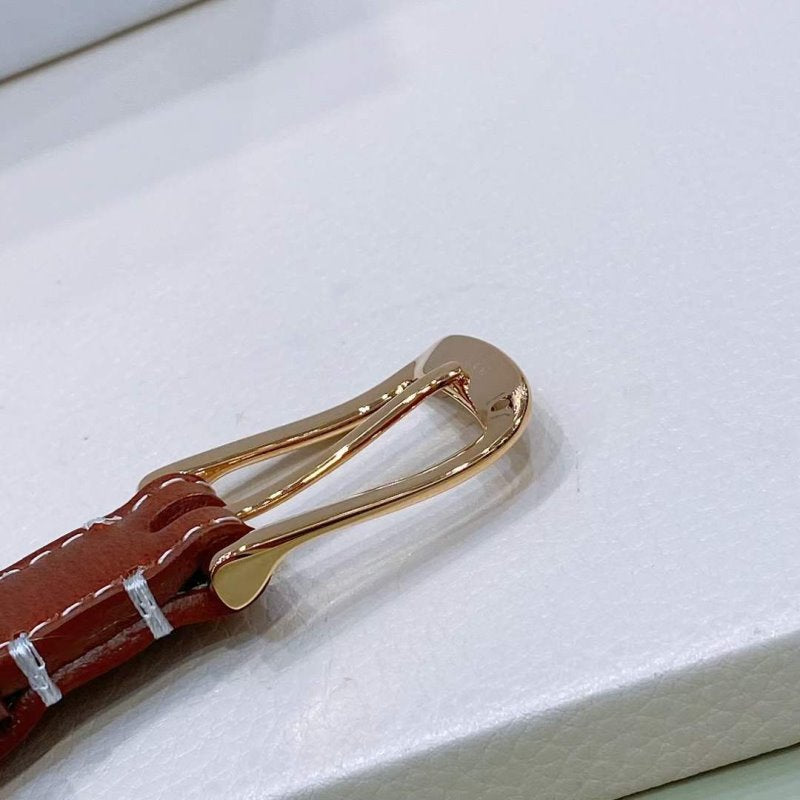 Celine Round Buckle Leather Belt WB001133