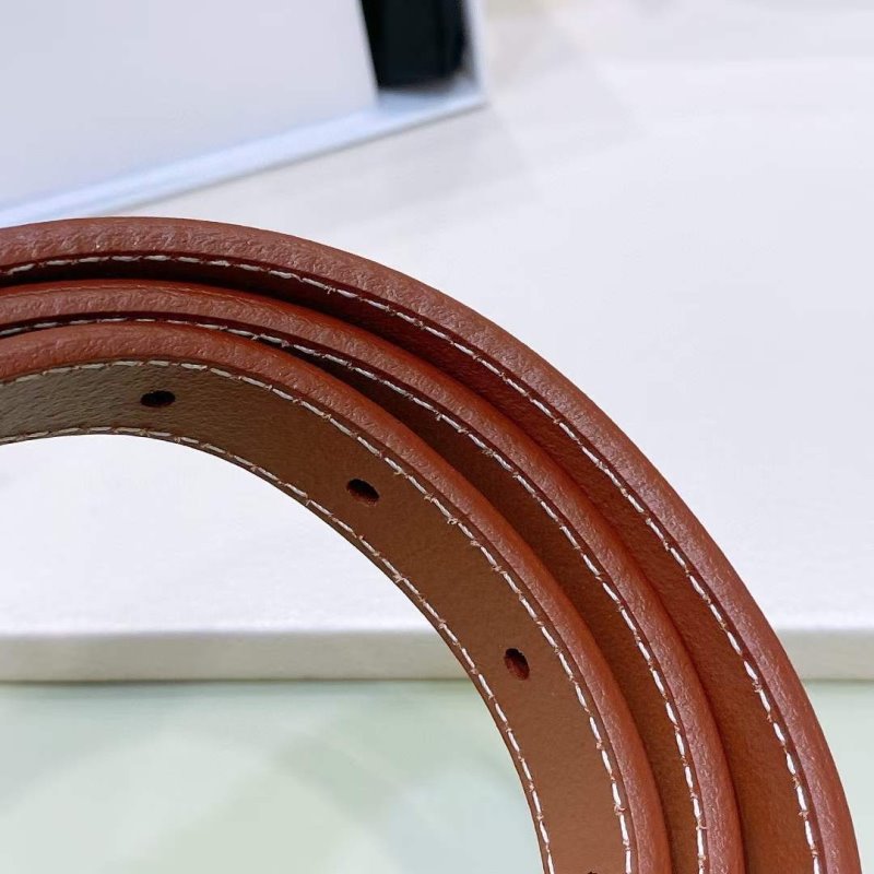 Celine Round Buckle Leather Belt WB001133