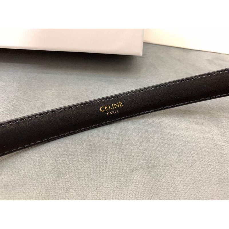 Celine Round Buckle Leather Belt WB001145