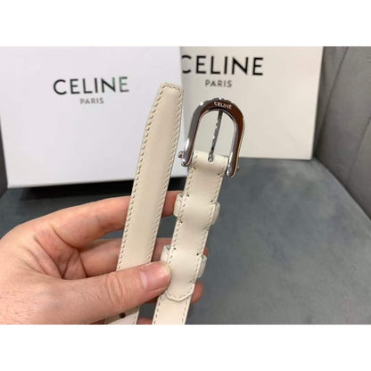 Celine Round Buckle Leather Belt WB001151