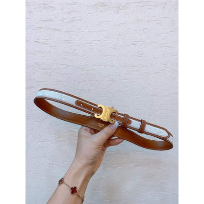Celine Triomphe Cow Leather Belt WB001123