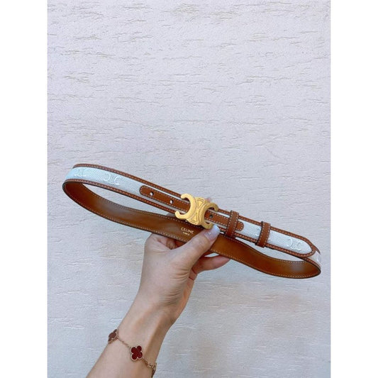 Celine Triomphe Cow Leather Belt WB001123