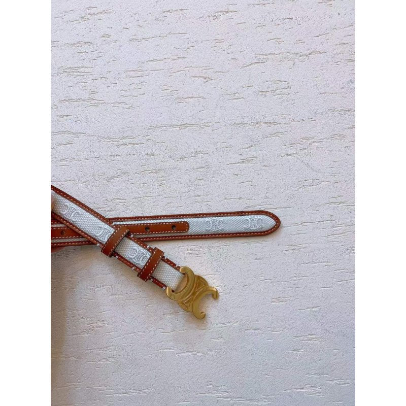 Celine Triomphe Cow Leather Belt WB001123