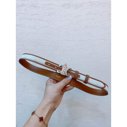 Celine Triomphe Cow Leather Belt WB001124