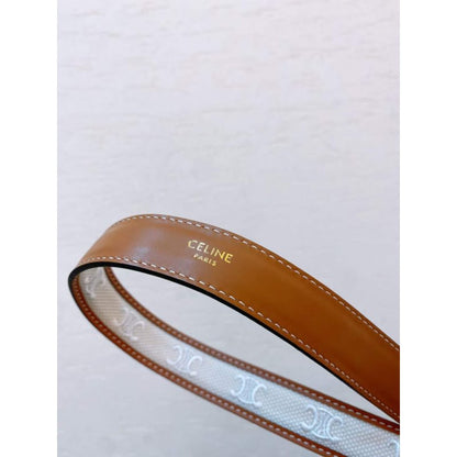 Celine Triomphe Cow Leather Belt WB001125