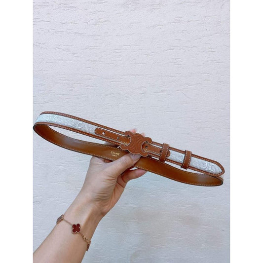 Celine Triomphe Cow Leather Belt WB001126