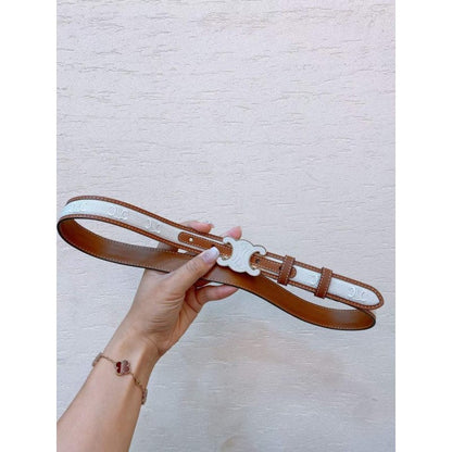 Celine Triomphe Cow Leather Belt WB001127