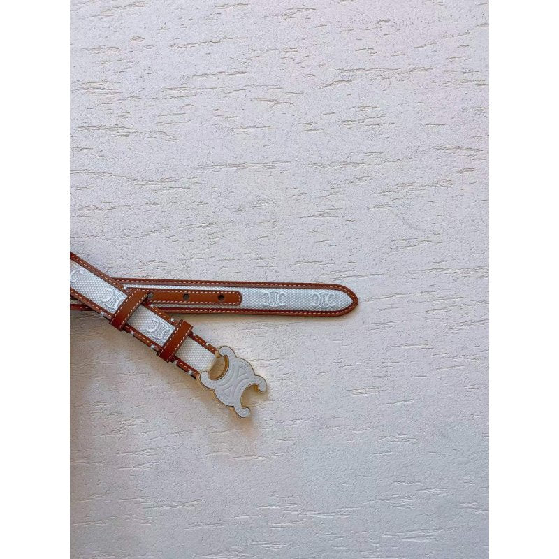 Celine Triomphe Cow Leather Belt WB001127