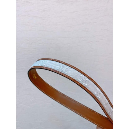 Celine Triomphe Cow Leather Belt WB001127