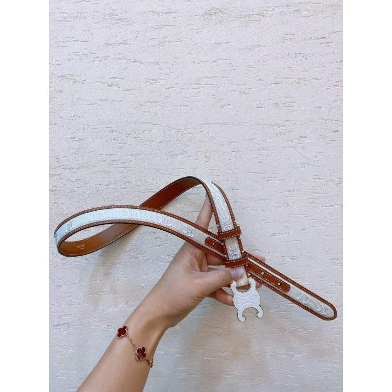 Celine Triomphe Cow Leather Belt WB001127