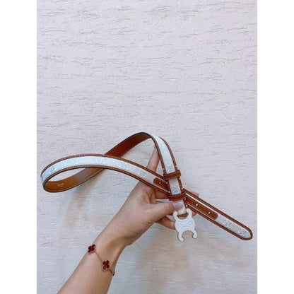 Celine Triomphe Cow Leather Belt WB001127