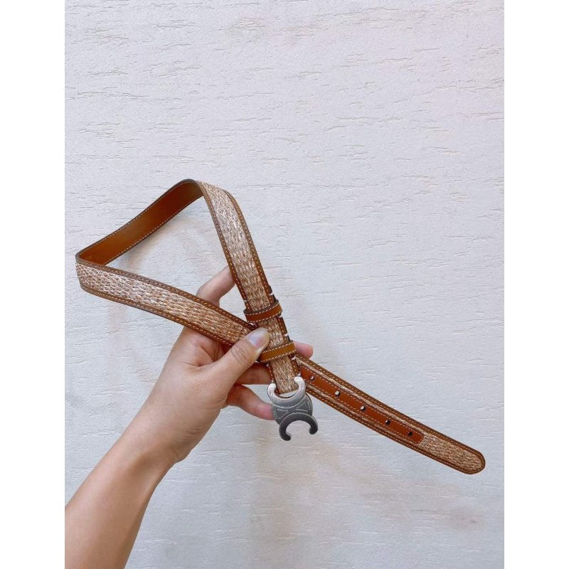 Celine Triomphe Cow Leather Belt WB001129