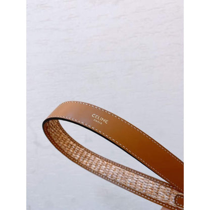 Celine Triomphe Cow Leather Belt WB001130