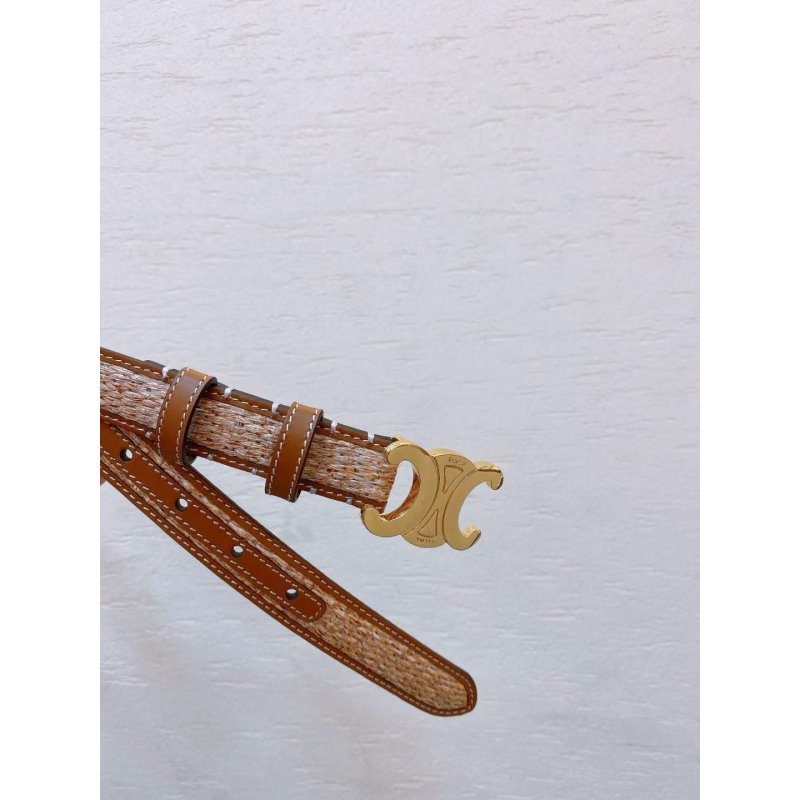 Celine Triomphe Cow Leather Belt WB001130