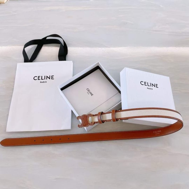 Celine Triomphe Cowhide Belt WB001136