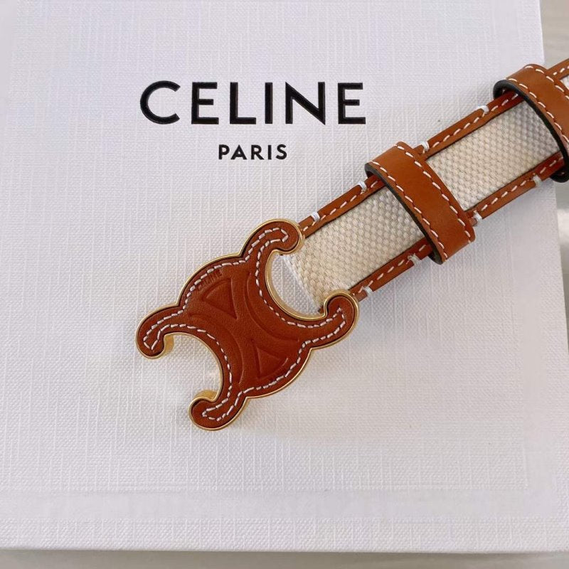 Celine Triomphe Cowhide Belt WB001136
