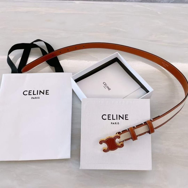 Celine Triomphe Cowhide Belt WB001136