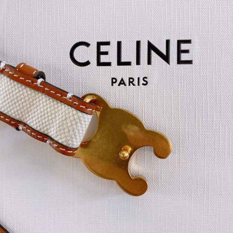 Celine Triomphe Cowhide Belt WB001136