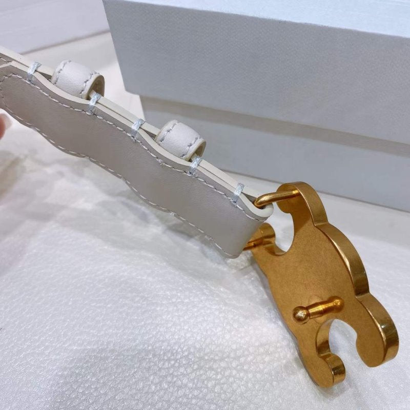 Celine Triomphe Cowhide Belt WB001142