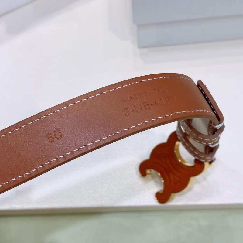 Celine Triomphe Cowhide Belt WB001144