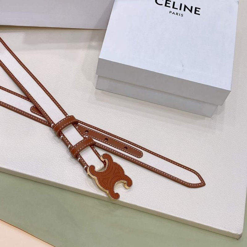 Celine Triomphe Cowhide Belt WB001144