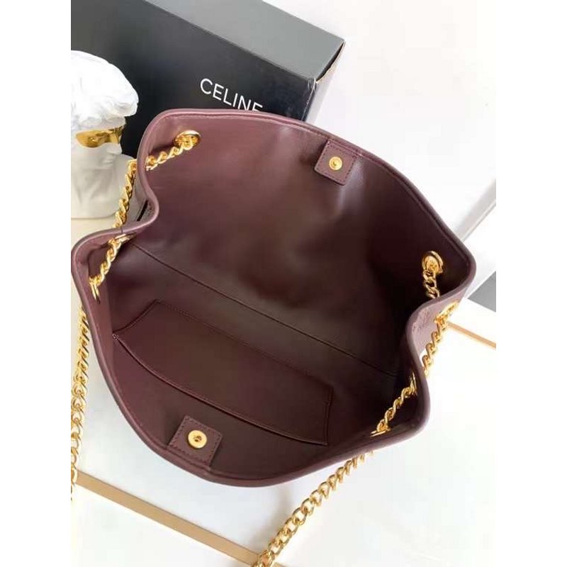 Celine Triomphe Leather Chain Bag BGMP1931
