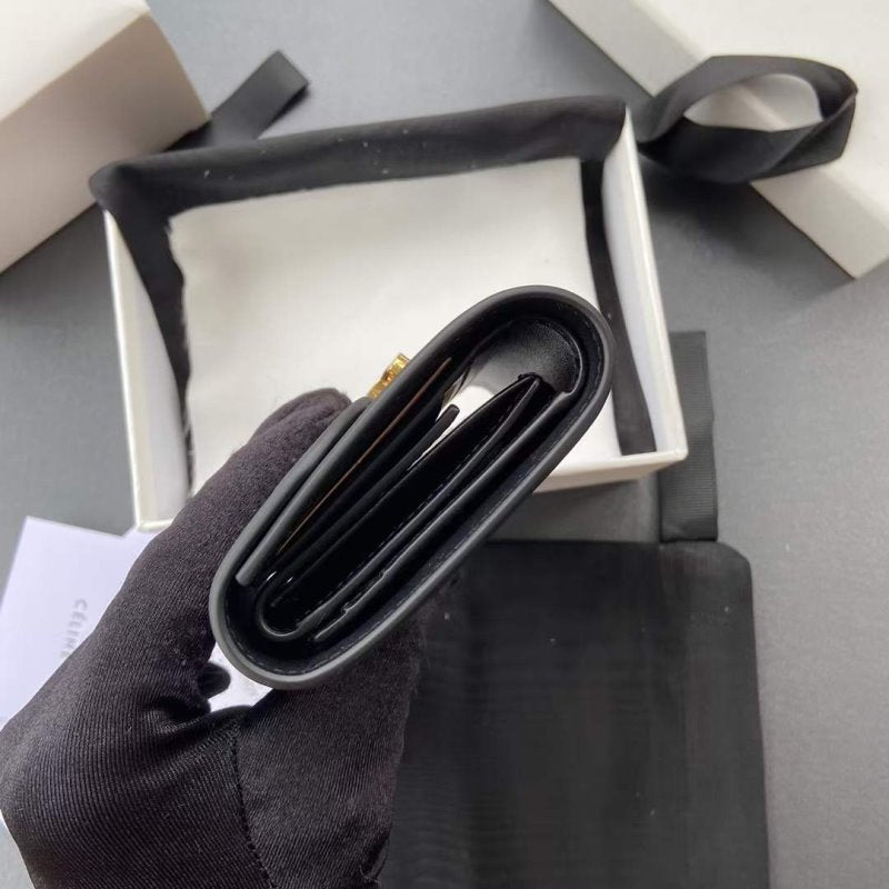 Celine Triomphe Leather Wallet WB001297