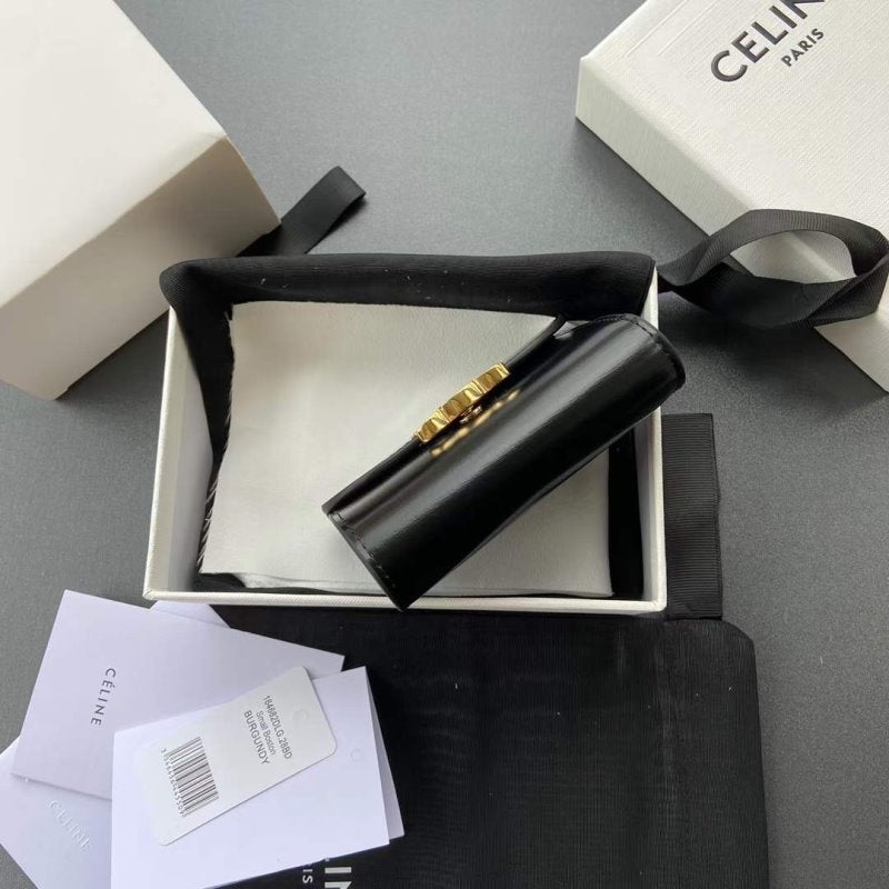 Celine Triomphe Leather Wallet WB001297