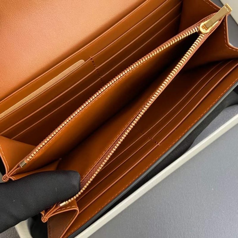Celine Triomphe Leather Wallet WB001298