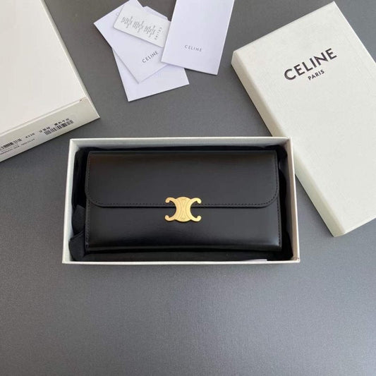 Celine Triomphe Leather Wallet WB001299