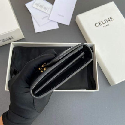 Celine Triomphe Leather Wallet WB001299