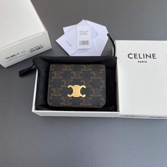Celine Triomphe Leather Wallet WB001300