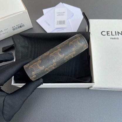 Celine Triomphe Leather Wallet WB001300