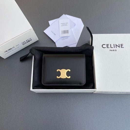 Celine Triomphe Leather Wallet WB001301