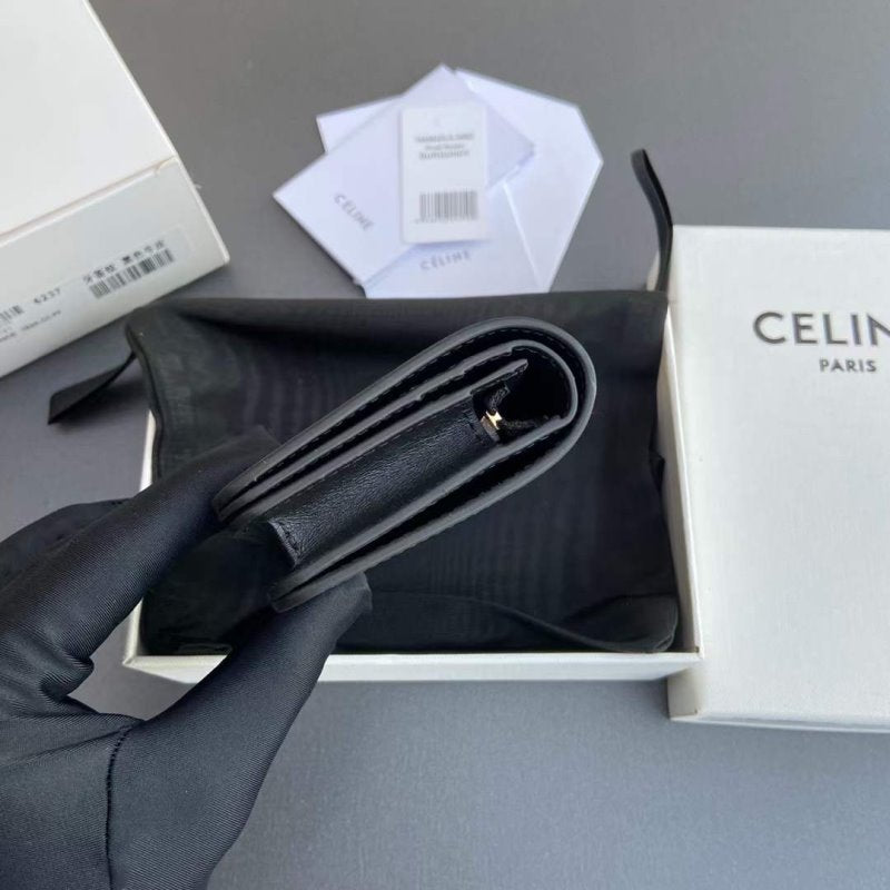 Celine Triomphe Leather Wallet WB001301