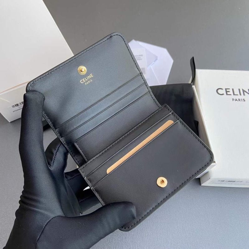Celine Triomphe Leather Wallet WB001301