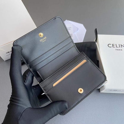 Celine Triomphe Leather Wallet WB001301