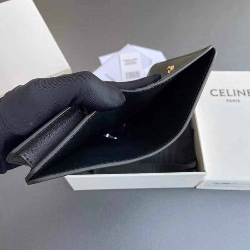 Celine Triomphe Leather Wallet WB001301