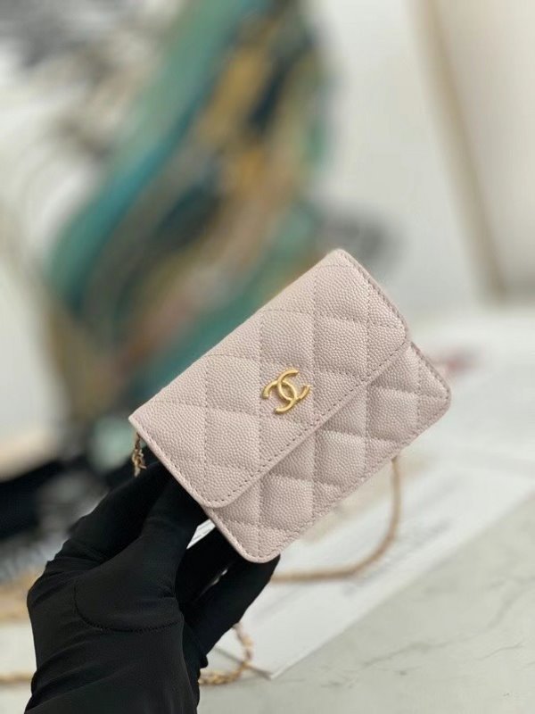 Chanel Beige COCO Wallet WLB01286