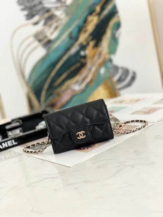 Chanel Black Classic Coco Wallet WLB01292